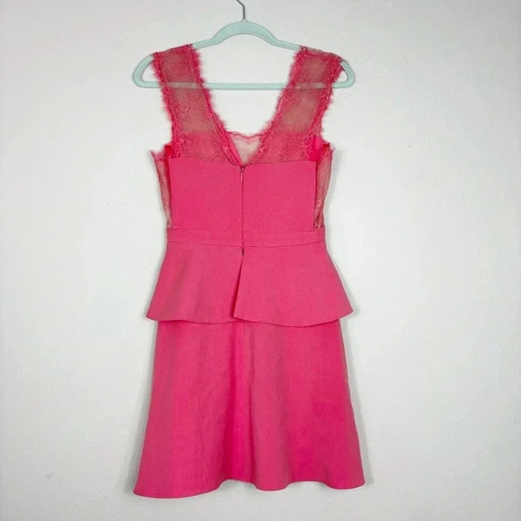 BCBG Maxazria Coral Leann Lace Applique Vneck Dress size 02 - Picture 5 of 15